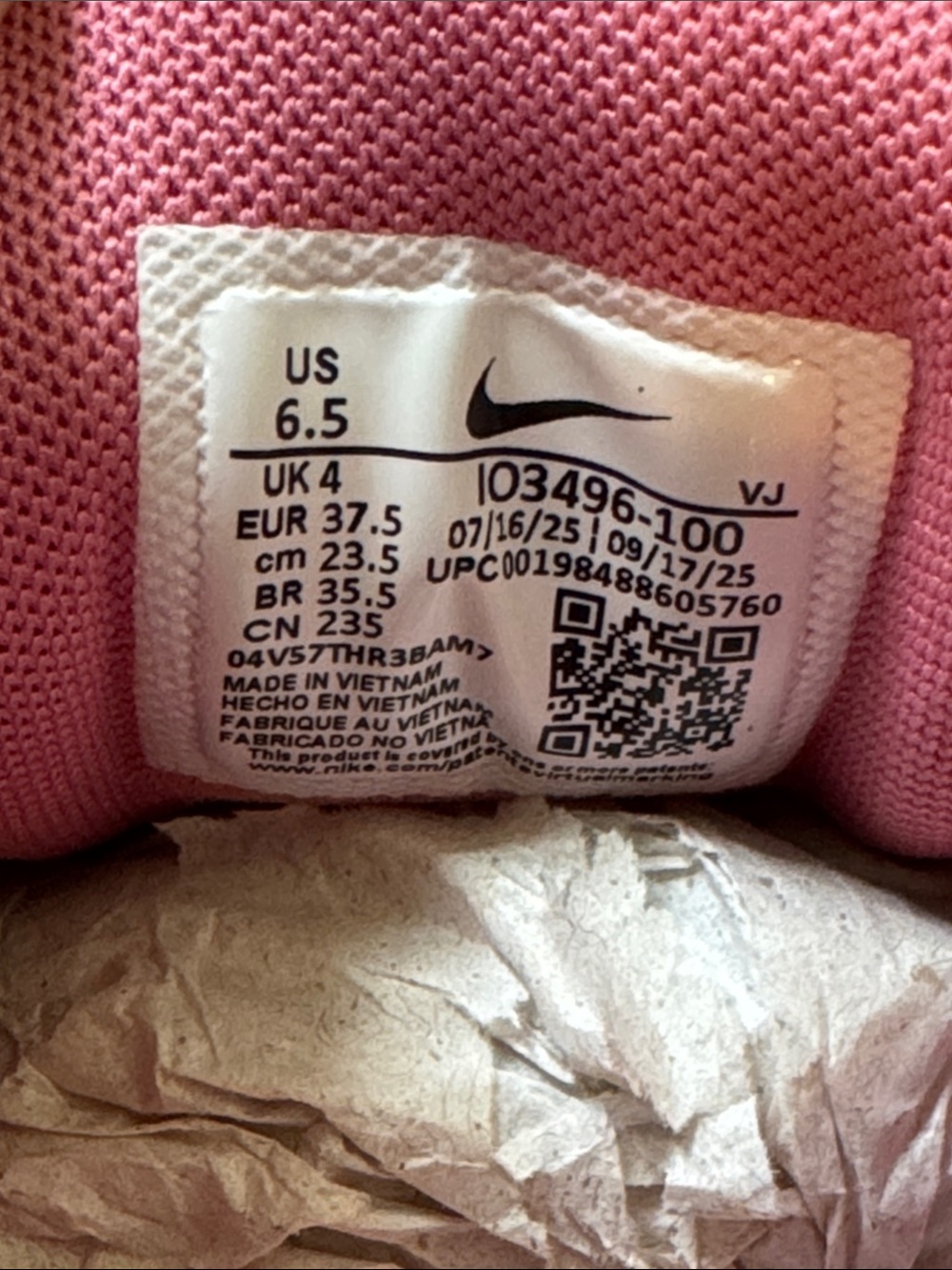 New Nike P-6000 Shoes | Summit White/Silt Red/Peony/Team Crimson | 6.5 - Picture 8 of 8